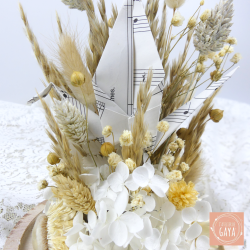 La grue - Cloche fleurie