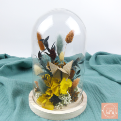 Le renardeau - Cloche fleurie