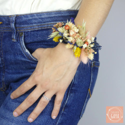 The Vibrant – Multicolored Dried Flower Hair Clip