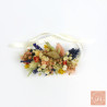 The Vibrant – Multicolored Dried Flower Hair Clip