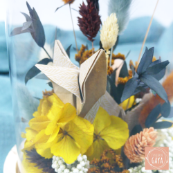 Le renardeau - Cloche fleurie