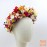 La Frida Kahlo – Dried Flower Head Crown for Ceremonies