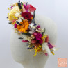 La Frida Kahlo – Dried Flower Head Crown for Ceremonies