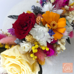 La Frida Kahlo – Dried Flower Head Crown for Ceremonies