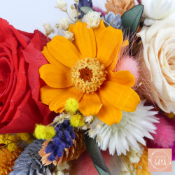 La Frida Kahlo – Dried Flower Head Crown for Ceremonies