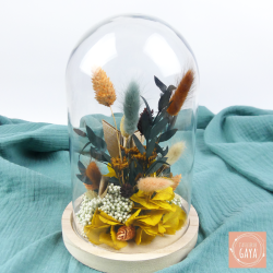 Le renardeau - Cloche fleurie