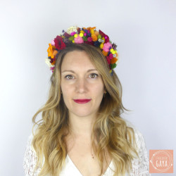 Freda Kahlo – Vibrant Dried Flower Headband