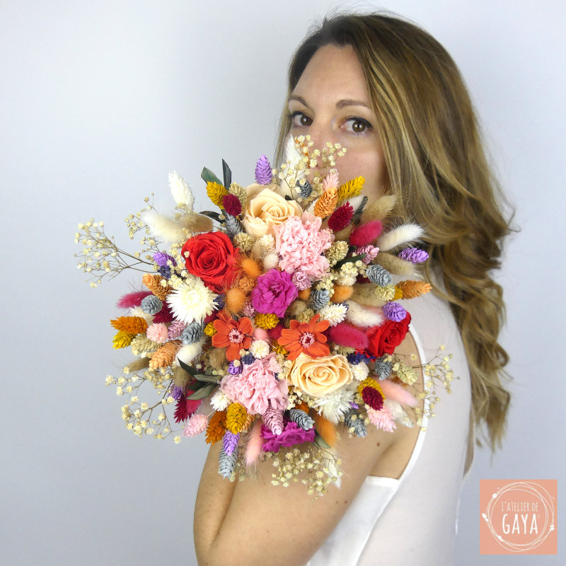 Radiant Bouquet – Dried Flower Bouquet for Weddings and Ceremonies