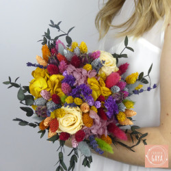 Bouquet de fleurs séchées personnalisable