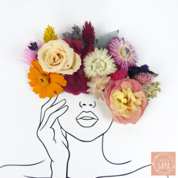 Floral Escape – Dried Flower Art Frame for Home Decor and Ceremonies