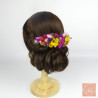 The Sparkling – Colorful dried flower hair comb for boho weddings