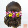 The Sparkling – Colorful dried flower hair comb for boho weddings