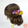 The Sparkling – Colorful dried flower hair comb for boho weddings
