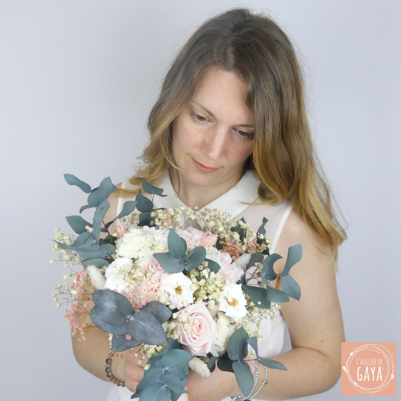 Bouquet en fleurs séchées