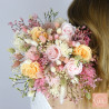 Eternal Rose – Blush Pink and Peach Dried Flower Bridal Bouquet