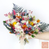 Tropical Escape – Multicolored Dried Flower Bridal Bouquet