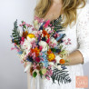Tropical Escape – Multicolored Dried Flower Bridal Bouquet