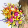 Tropical Punch – Multicolored Dried Flower Bridal Bouquet