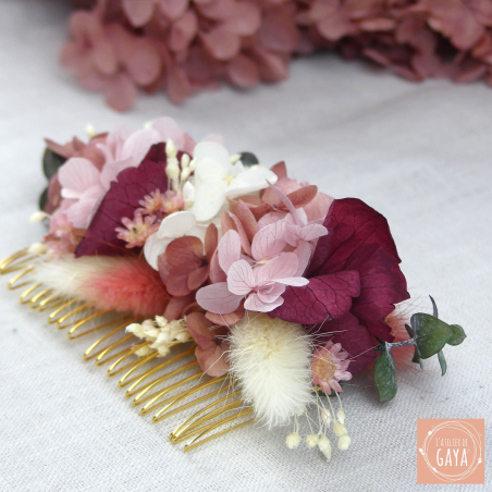 La raffinée - Golden flowered comb