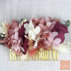 La raffinée - Golden flowered comb