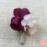 La pêche Cancan - Boutonnière fleurie