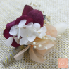 La pêche Cancan - Boutonnière fleurie