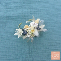 Le céladon - Flower bangle bracelet