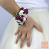 La charmeuse - Custom floral bangle bracelet