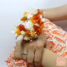 la strelitzia - Bracelet jonc sur mesure fleuri