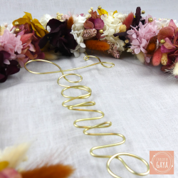 La marquise - Dried flower wall wreath