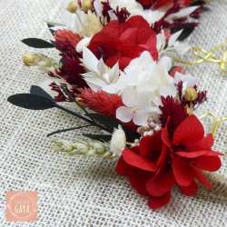 La passionnée - Dried flower wall wreath