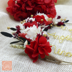 La passionnée - Dried flower wall wreath