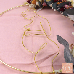 La Hawaïenne - Dried flower wall wreath