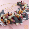 La Hawaïenne - Dried flower wall wreath