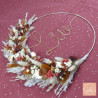 La terracotta - Dried flower wall wreath