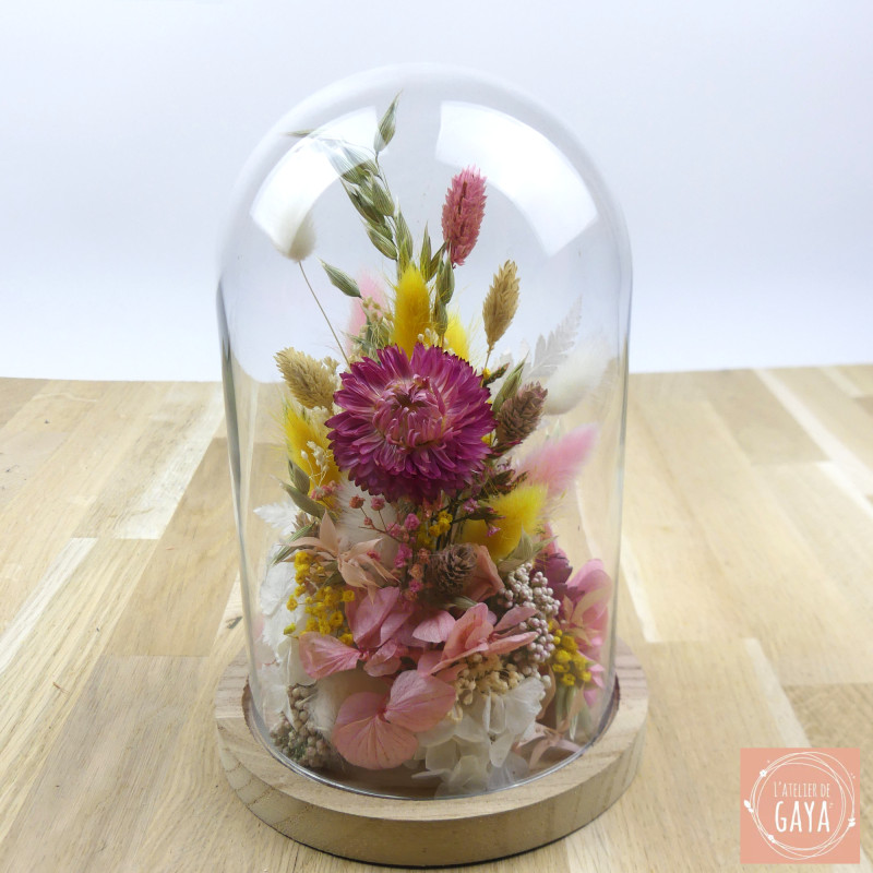 La Pink Lady - Cloche fleurie