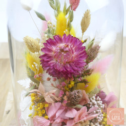 La Pink Lady - Cloche fleurie