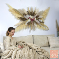 XXL pampas wall - Greater than 1 meter