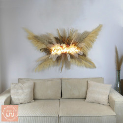 XXL pampas wall - Greater than 1 meter