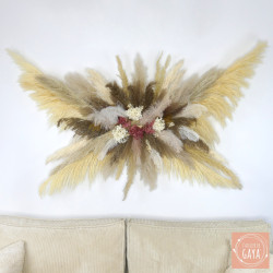 XXL pampas wall - Greater than 1 meter