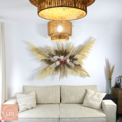 XXL pampas wall - Greater than 1 meter