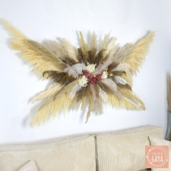 XXL pampas wall - Greater than 1 meter