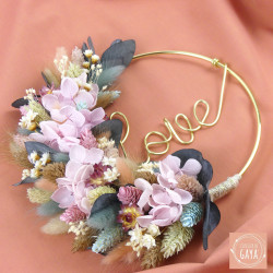 La Parme - Dried flower wall wreath