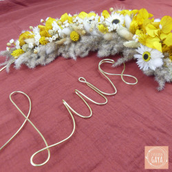 L'épicée - Dried flower wall wreath