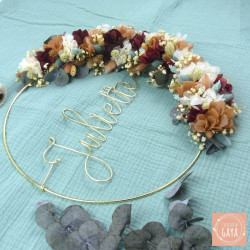 La Juliette - Dried flower wall wreath