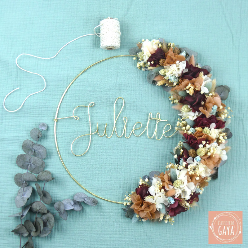 La Juliette - Dried flower wall wreath