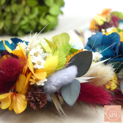 La tropicale - Dried flower wall wreath