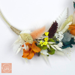 La tropicale - Dried flower wall wreath