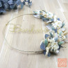 Le céladon - Dried flower wall wreath