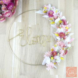 La pastel - Couronne murale...